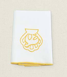 baptism towel shell